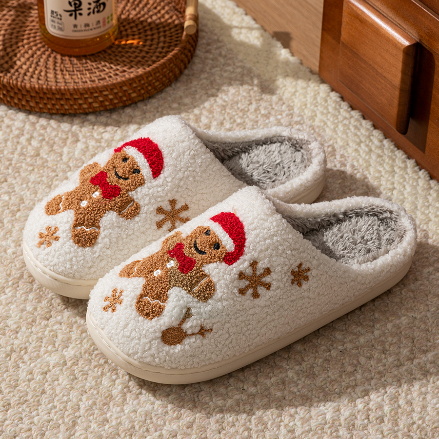 Women'S Shoes Everyday - Winter Women's Warm Christmas Slippers Cute