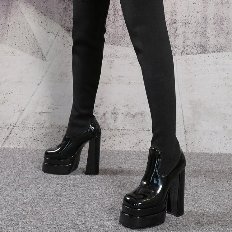 Women Boots Platform Over The  – обзор и цена Sock Boot Women