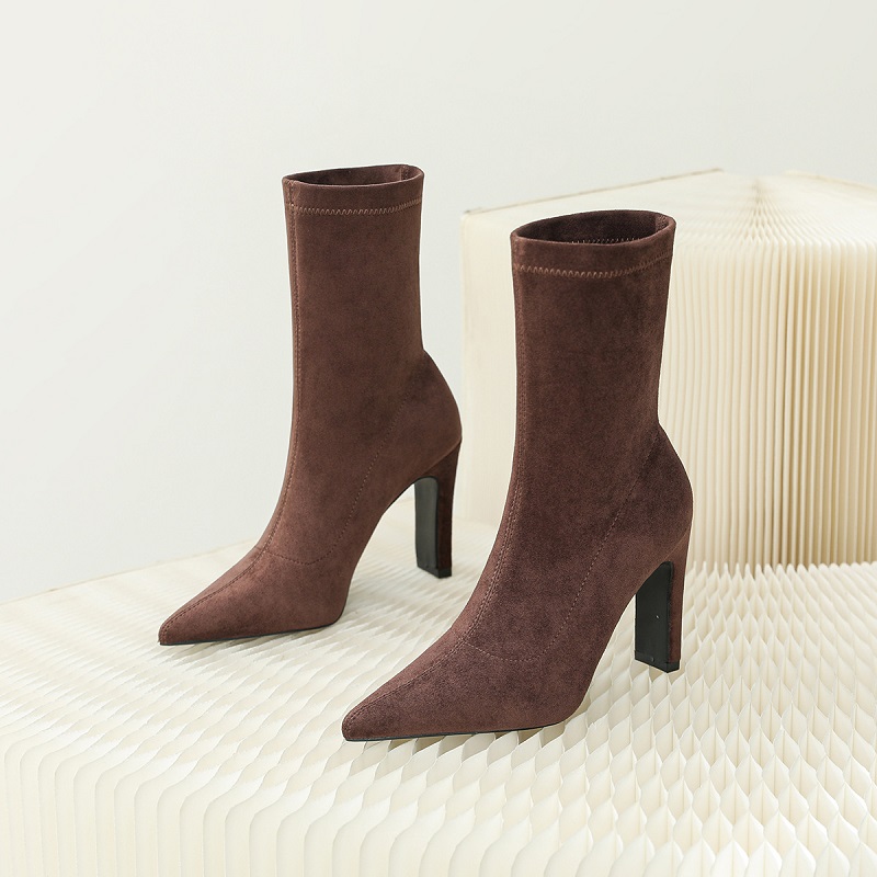 Eilyken Winter Thick Heel Sock – обзор и цена Sock Boot Women