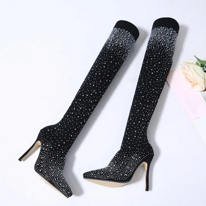 Sexy Over-the-Knee Boots for W – обзор и цена Sock Boot Women