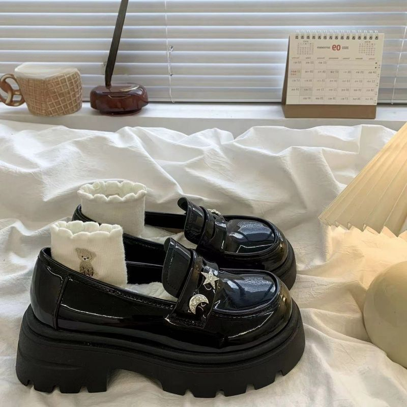 Retro Black Spring and Autumn  – обзор и цена Women Shoes Quick Delivery
