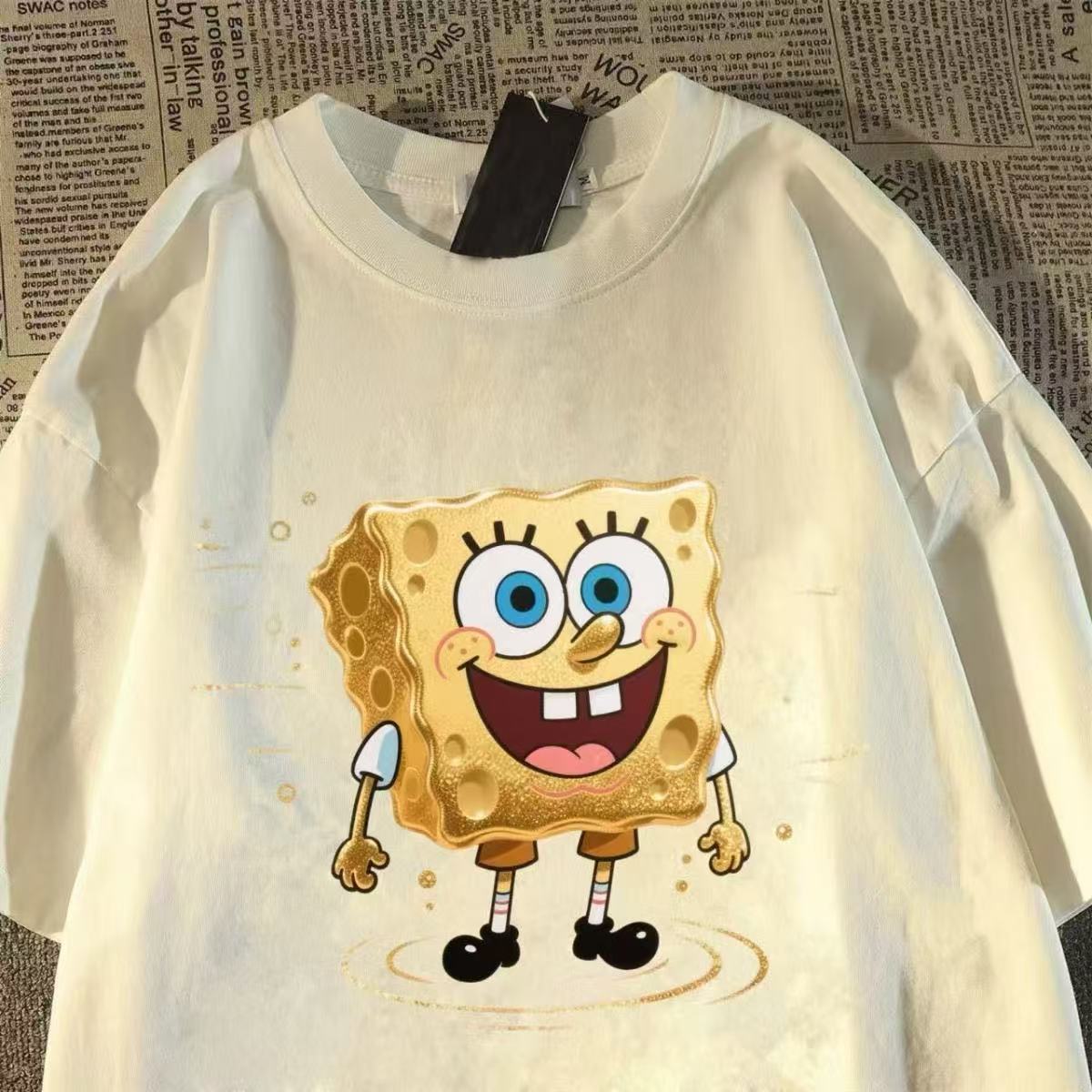 Vintage SpongeBob Print T‑Shir – обзор и цена Women'S Shoes For Crews