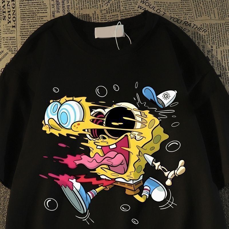 Vintage SpongeBob Print T‑Shir – обзор и цена Women'S Shoes For Crews