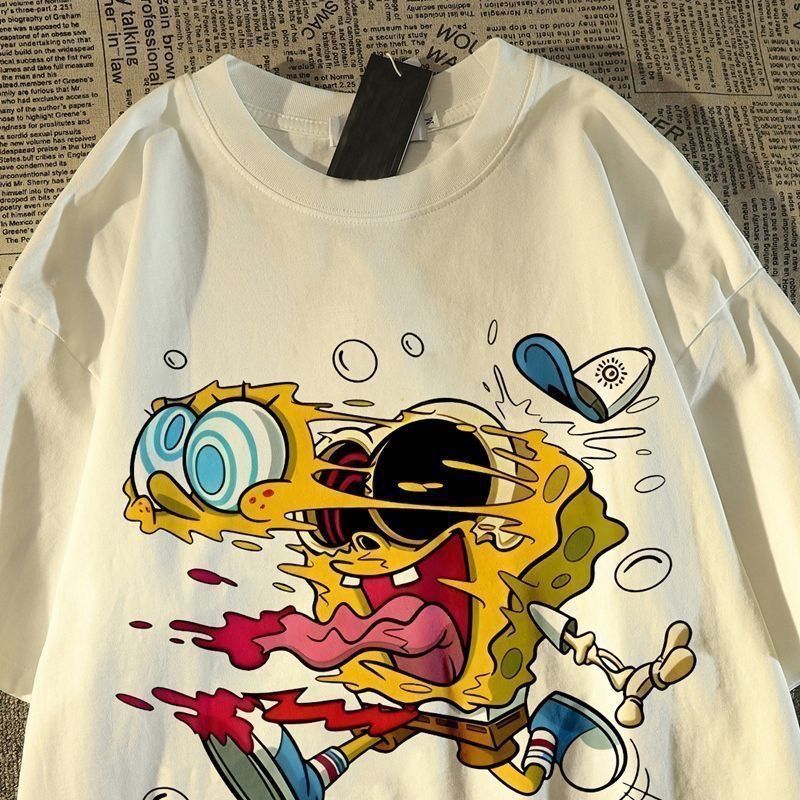 Vintage SpongeBob Print T‑Shir – обзор и цена Women'S Shoes For Crews