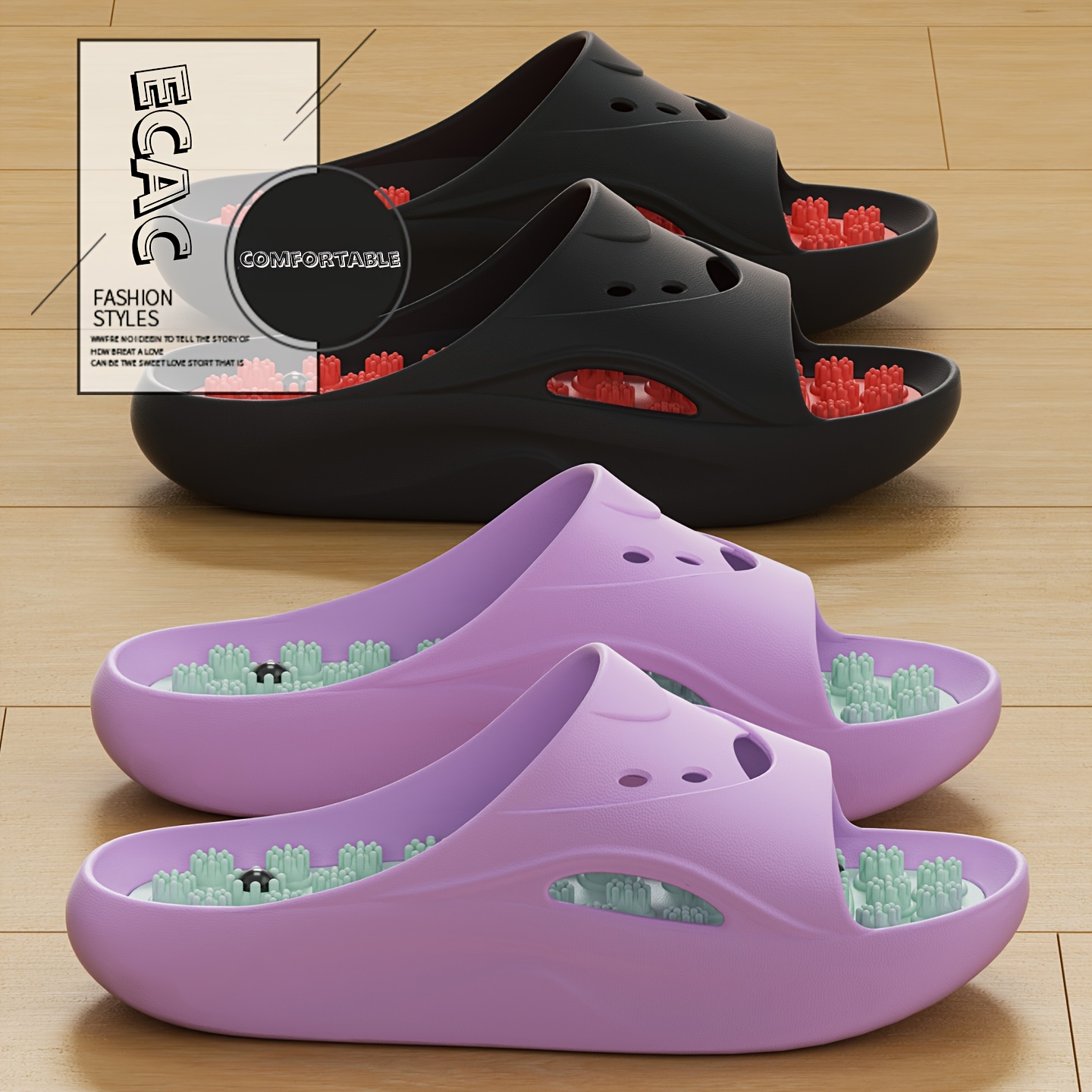 Women Men EVA Massage Slippers – обзор и цена Women'S Shoes Cloud