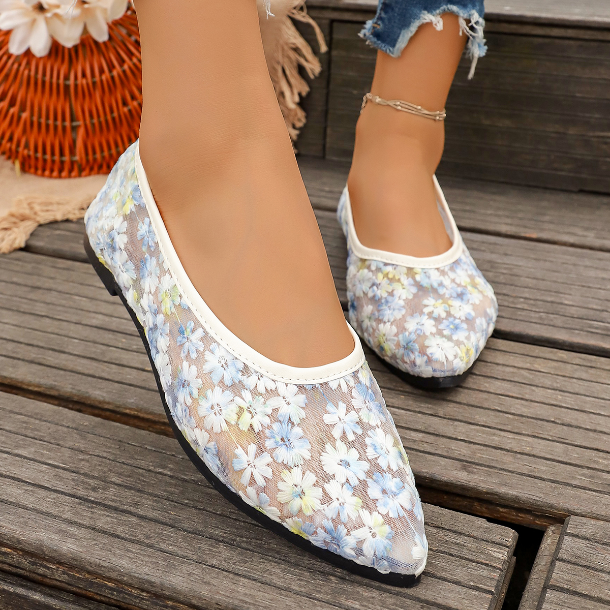 Summer Elegant Flower Low Heel – обзор и цена Women'S Shoes Everyday