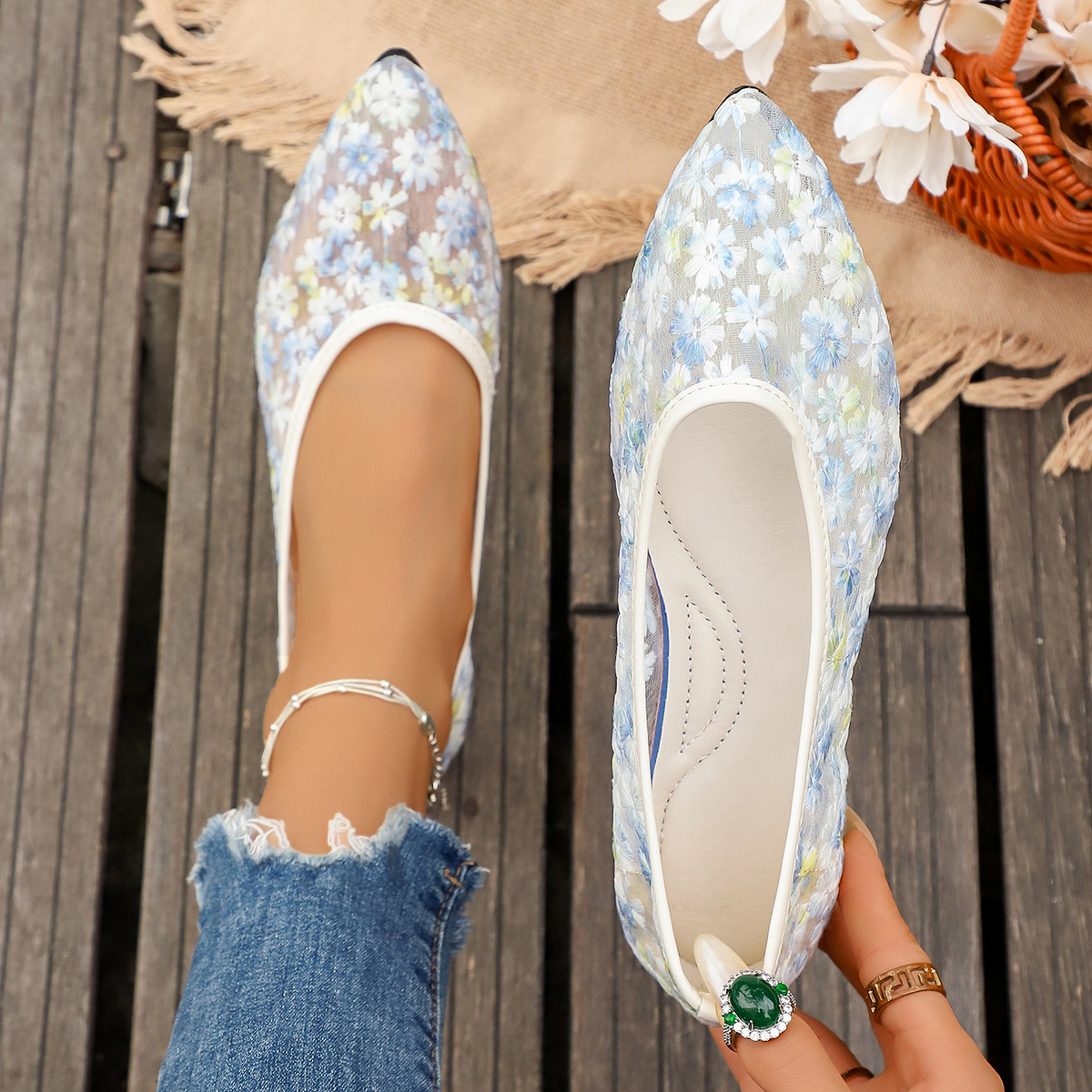 Summer Elegant Flower Low Heel – обзор и цена Women'S Shoes Everyday