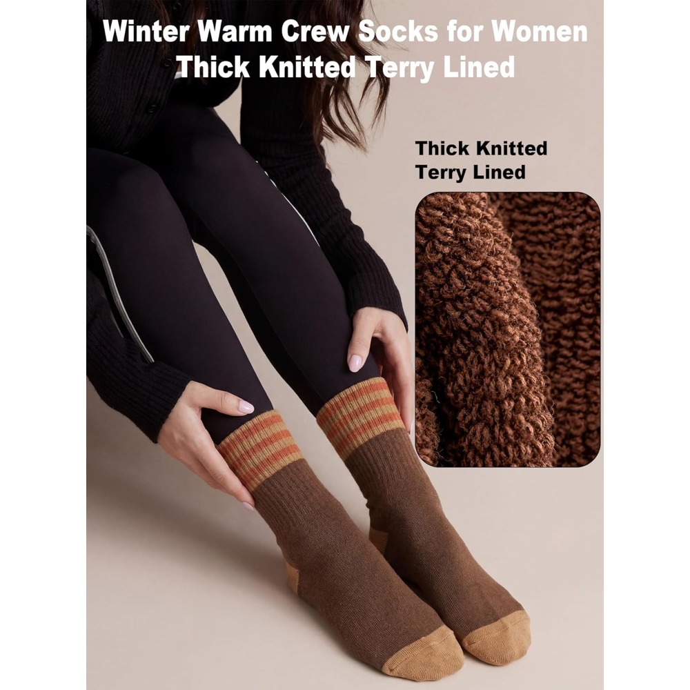 5 Pairs Women Crew Socks Knitt – обзор и цена Women'S Shoes For Crews