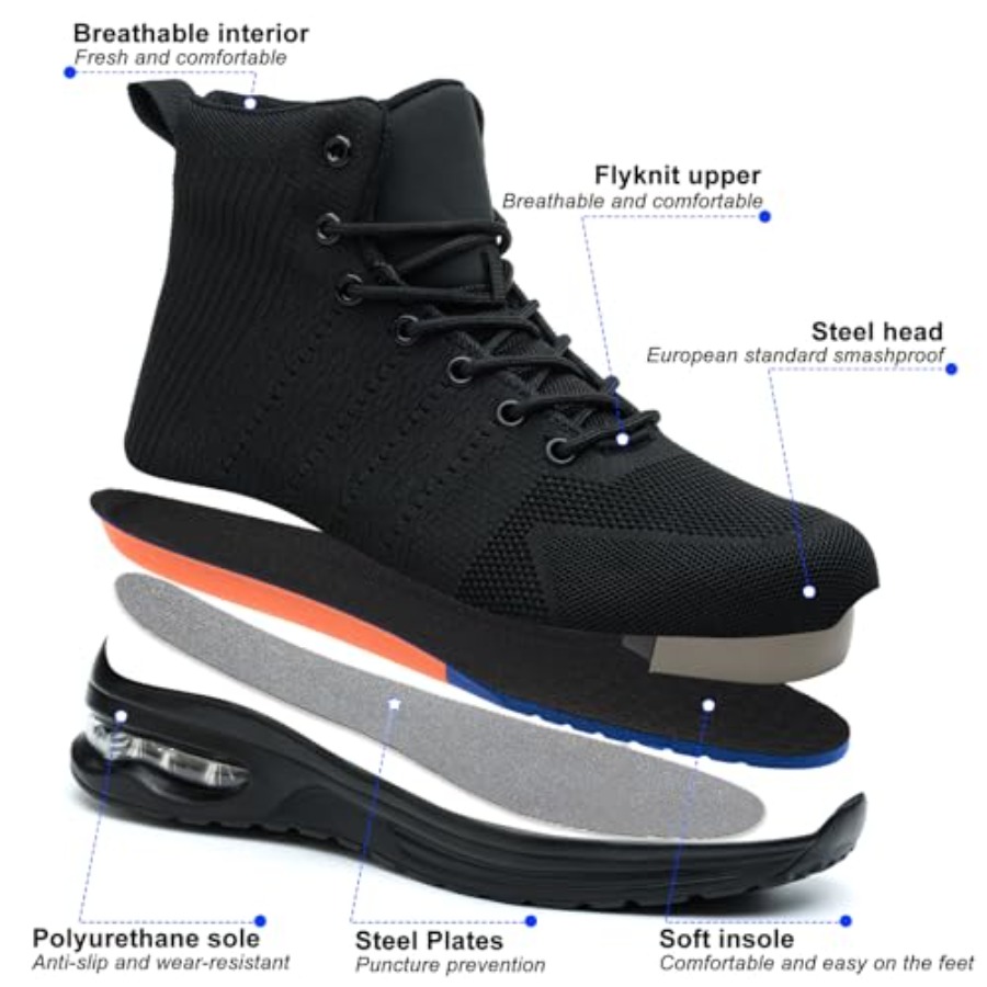 Steel Toe Work Boots for Men o – обзор и цена Women'S Shoes For Tennis