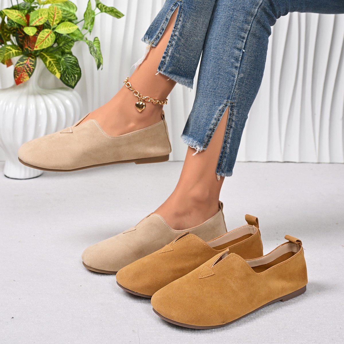 Women's Flat Shoes Slip-on Rou – обзор и цена Women Shoes Quick Delivery