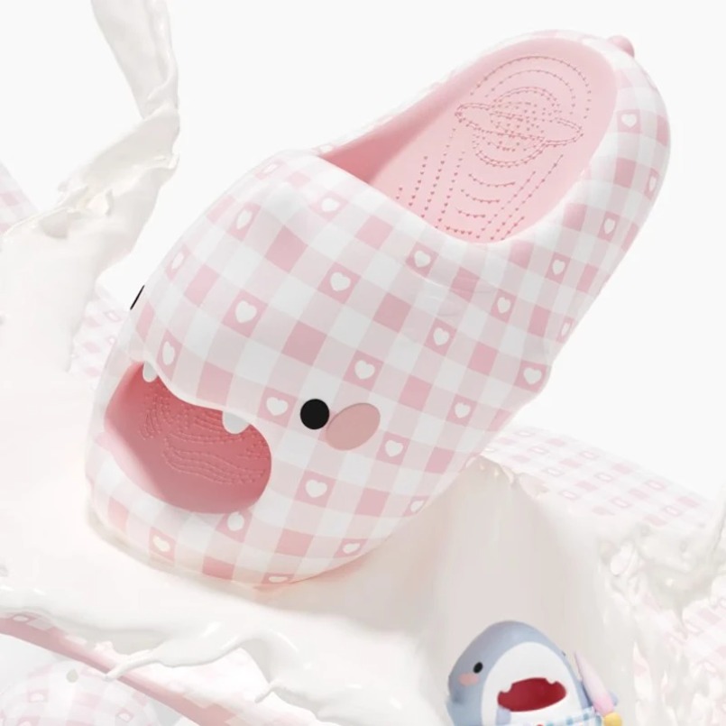 Shark Slippers Men Plaid Dot S – обзор и цена Women'S Shoes Cloud