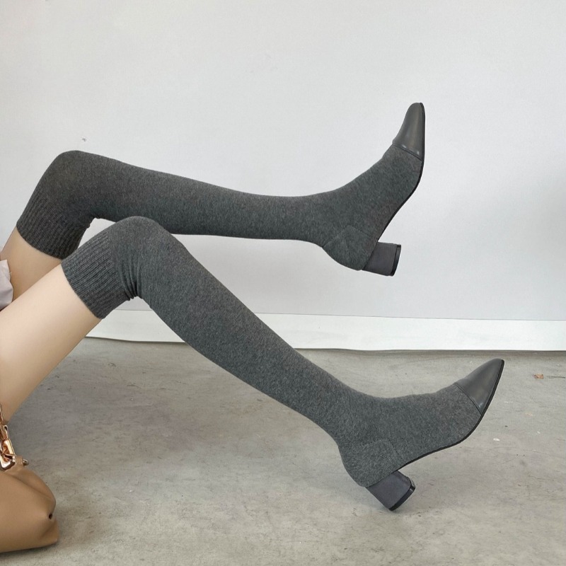 High Knee Sock Shoes 2025 New  – обзор и цена Sock Boot Women