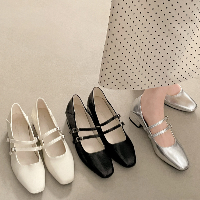 Square Toe Low Heel Women Silv – обзор и цена Women'S Shoes Everyday