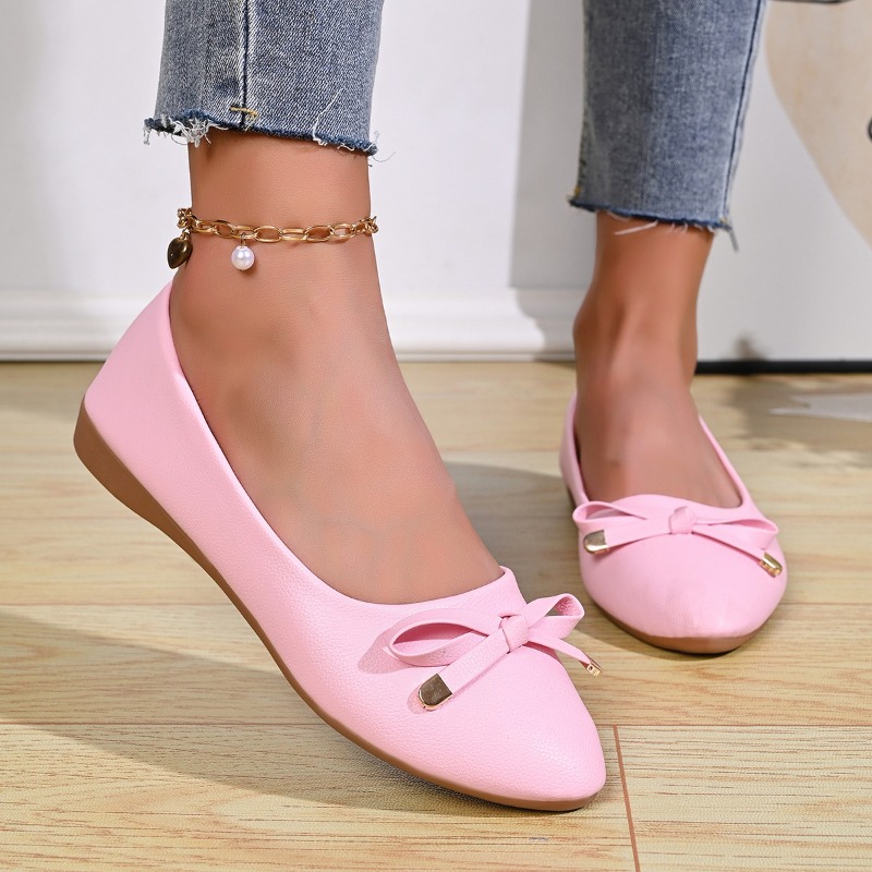 Bow Shallow Mouth Soft Sole Co – обзор и цена Women'S Shoes Everyday