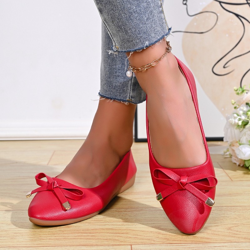Bow Shallow Mouth Soft Sole Co – обзор и цена Women'S Shoes Everyday