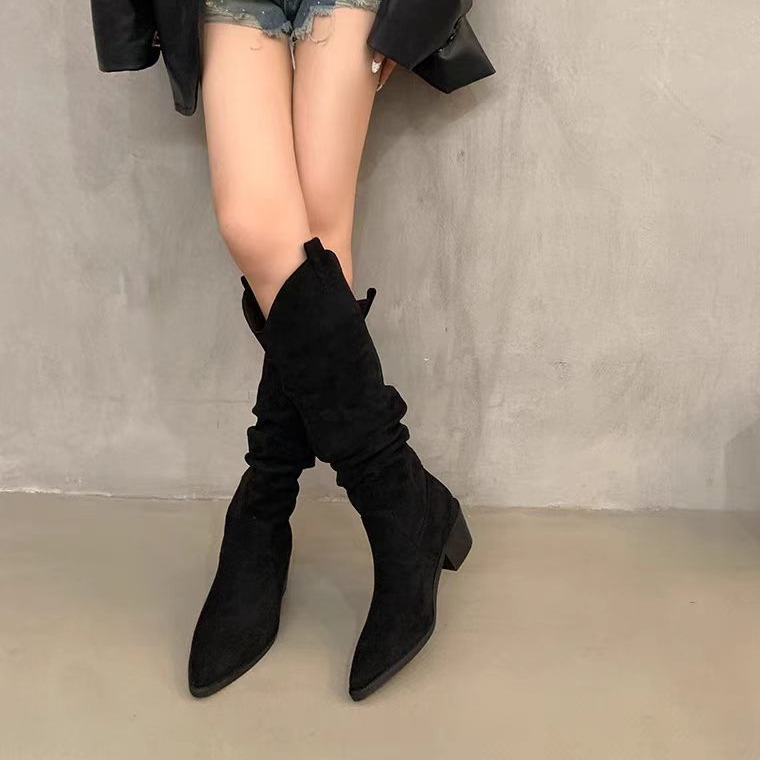Long boots 2026 French retro c – обзор и цена Sock Boot Women