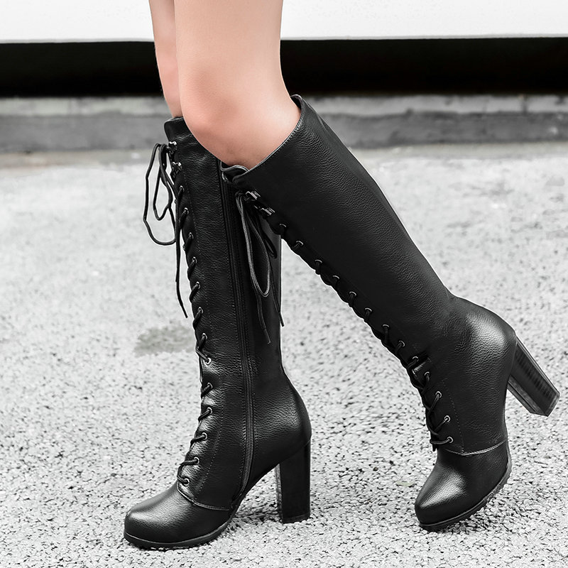 Women's Boots Thick High Heels – обзор и цена Sock Boot Women