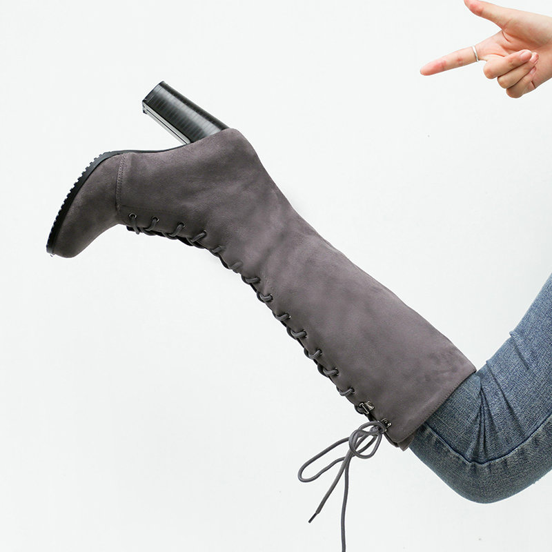 Women's Boots Thick High Heels – обзор и цена Sock Boot Women